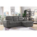 Homelegance Andes Fabric 2 pc Sectional 9858GY*SC IMAGE 8