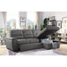 Homelegance Andes Fabric 2 pc Sectional 9858GY*SC IMAGE 9