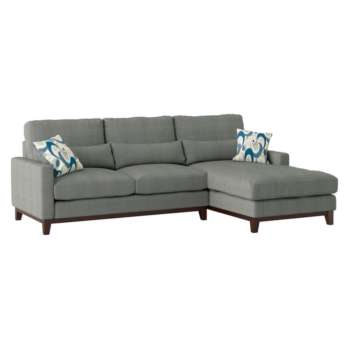 Homelegance Greerman Fabric 2 pc Sectional 9890GY-L/9890GY-R IMAGE 2