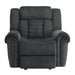 Homelegance Nutmeg Glider Fabric Recliner 9901CC-1 IMAGE 1