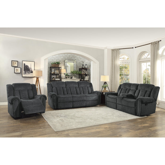 Homelegance Nutmeg Glider Fabric Recliner 9901CC-1 IMAGE 6