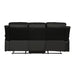 Homelegance Clarkdale Reclining Leather Look Sofa 9928BLK-3 IMAGE 3