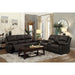 Homelegance Clarkdale Reclining Leather Look Loveseat 9928DBR-2 IMAGE 5