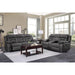 Homelegance Madrona Hill Reclining Fabric Loveseat 9989GY-2 IMAGE 5