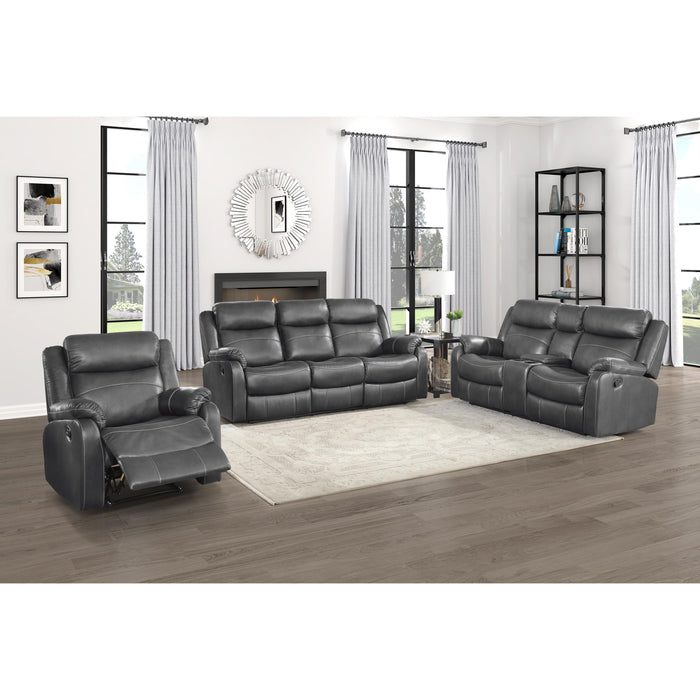 Homelegance Yerba Fabric Recliner 9990GY-1 IMAGE 6