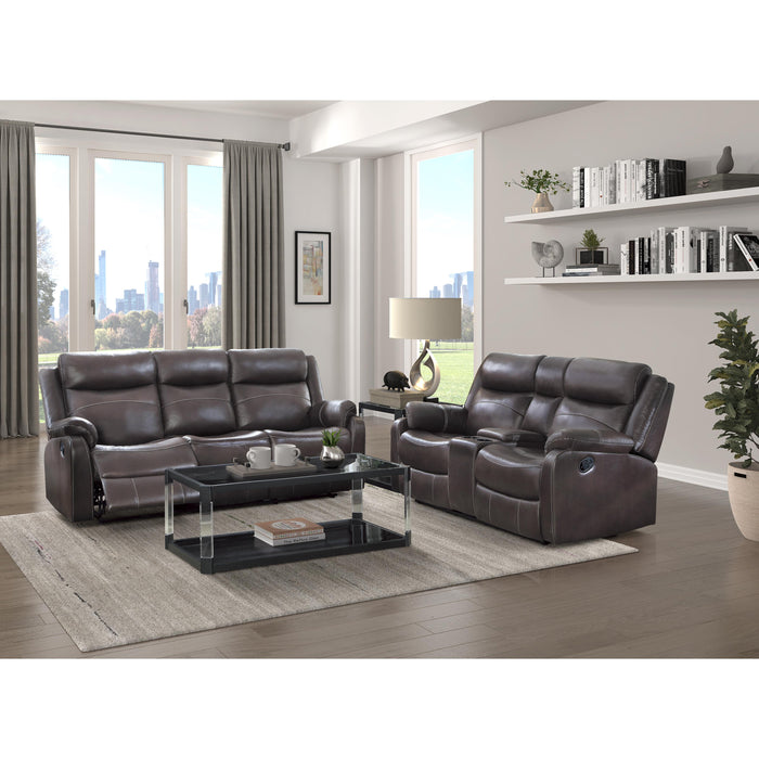 Homelegance Yerba Reclining Fabric Sofa 9990DB-3 IMAGE 6