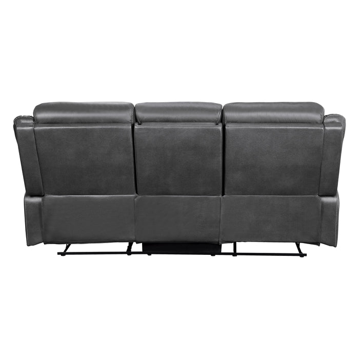 Homelegance Yerba Reclining Fabric Sofa 9990GY-3 IMAGE 3