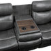 Homelegance Yerba Reclining Fabric Sofa 9990GY-3 IMAGE 5