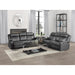 Homelegance Yerba Reclining Fabric Sofa 9990GY-3 IMAGE 6