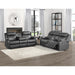 Homelegance Yerba Reclining Fabric Sofa 9990GY-3 IMAGE 9