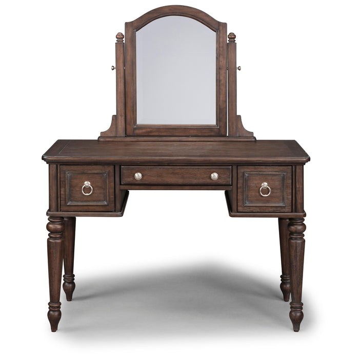 Homestyles Furniture Southport 3-Drawer Vanity Table 5503-70 IMAGE 1