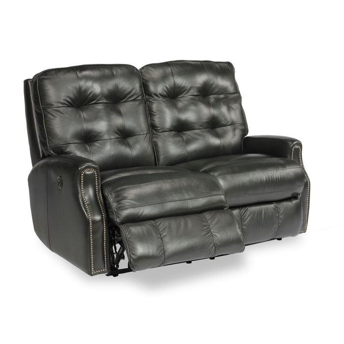 Flexsteel Devon Power Reclining Leather Loveseat 3881-60M-824-00 IMAGE 3