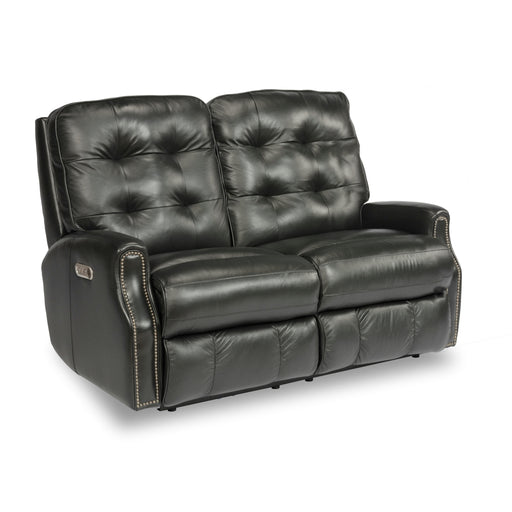 Flexsteel Devon Power Reclining Leather Loveseat 3881-60H-824-00 IMAGE 2