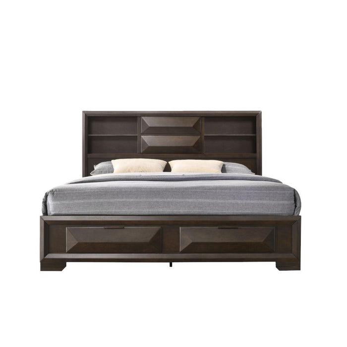 Acme Furniture Merveille Queen Bookcase Bed with Storage 22870Q IMAGE 1