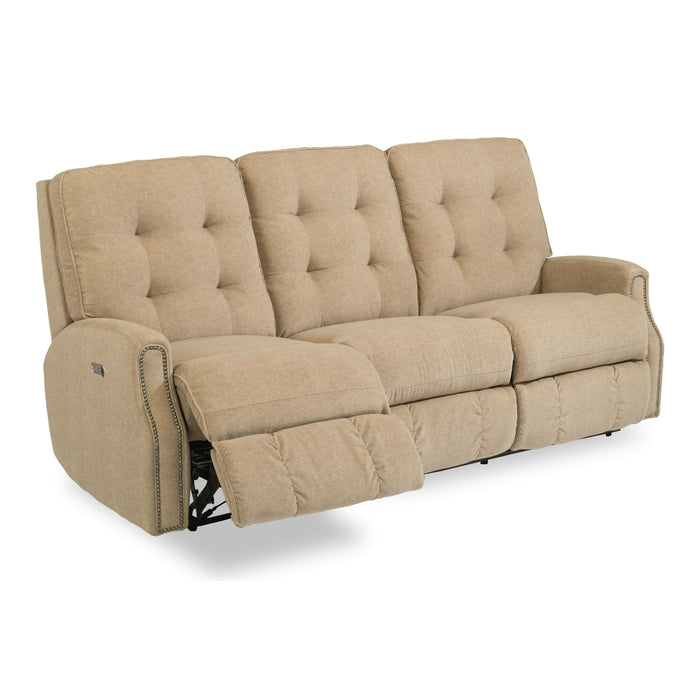 Flexsteel Devon Reclining Fabric Sofa 3881-62-226-82 IMAGE 2