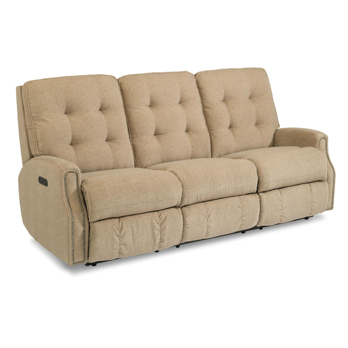 Flexsteel Devon Power Reclining Fabric Sofa 3881-62H-226-82 IMAGE 2