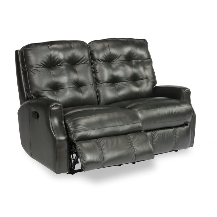 Flexsteel Devon Reclining Leather Loveseat 3882-60-824-00 IMAGE 2