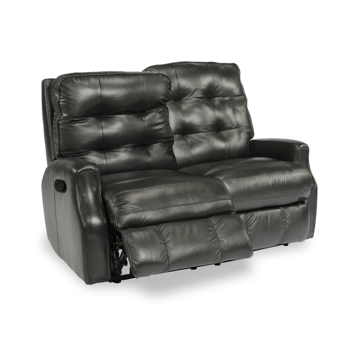 Flexsteel Devon Reclining Leather Loveseat 3882-60-824-00 IMAGE 3