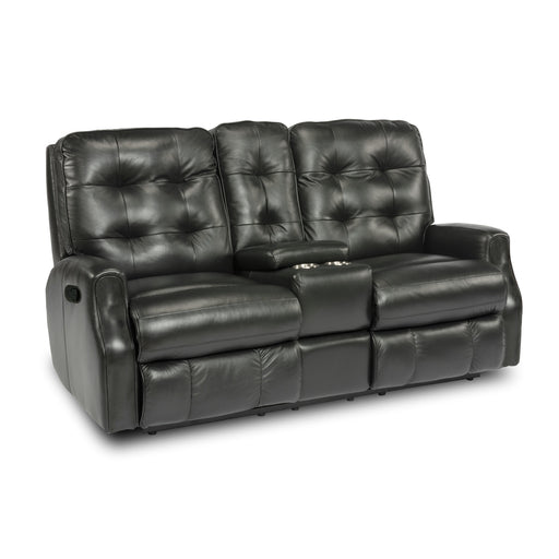 Flexsteel Devon Reclining Leather Loveseat 3882-601-824-00 IMAGE 2