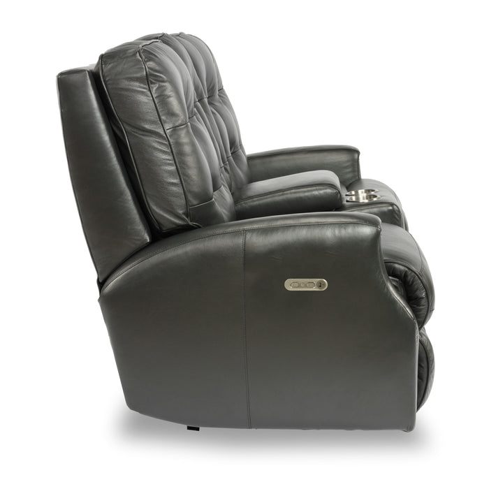 Flexsteel Devon Power Reclining Leather Loveseat 3882-601H-824-00 IMAGE 5