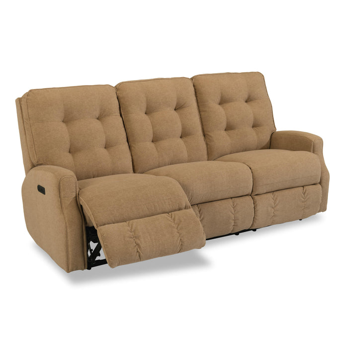 Flexsteel Devon Power Reclining Fabric Sofa 3882-62M-226-72 IMAGE 3