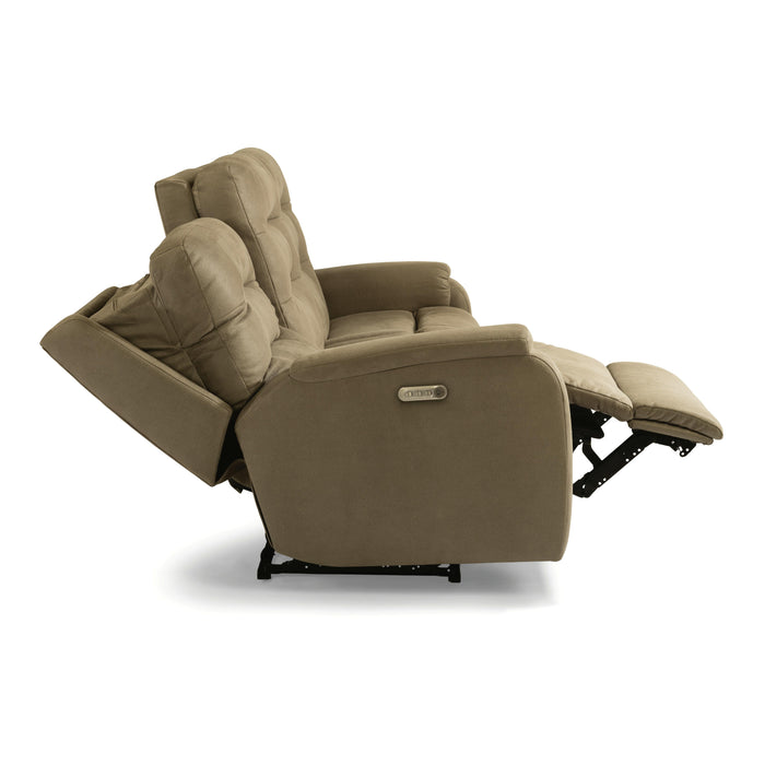 Flexsteel Arlo Power Reclining Fabric Sofa 2810-62L-407-01 IMAGE 5