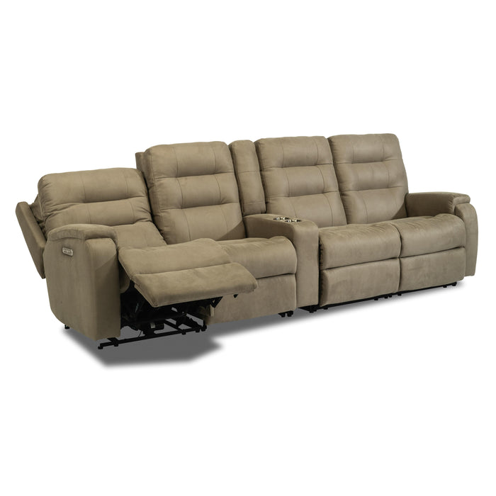 Flexsteel Arlo Power Reclining Fabric 5 pc Sectional 2810-57H-407-01/2810-58H-407-01/2810-59M-407-01/2810-59M-407-01/2810-72-407-01 IMAGE 1