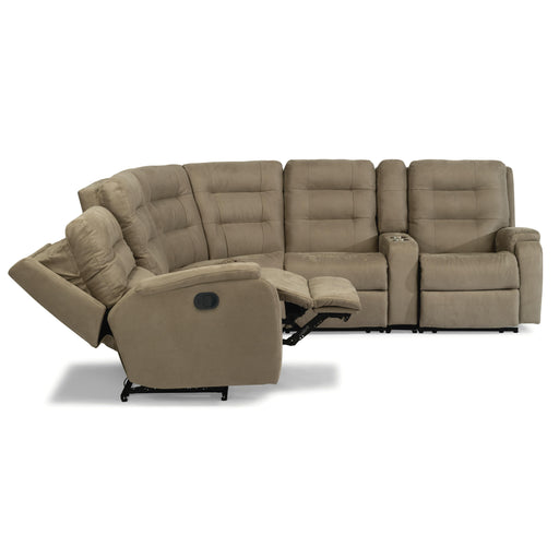 Flexsteel Arlo Reclining Fabric 6 pc Sectional 2810-57-407-01/2810-58-407-01/2810-59-407-01/2810-19-407-01/2810-23-407-01/2810-72-407-01 IMAGE 1