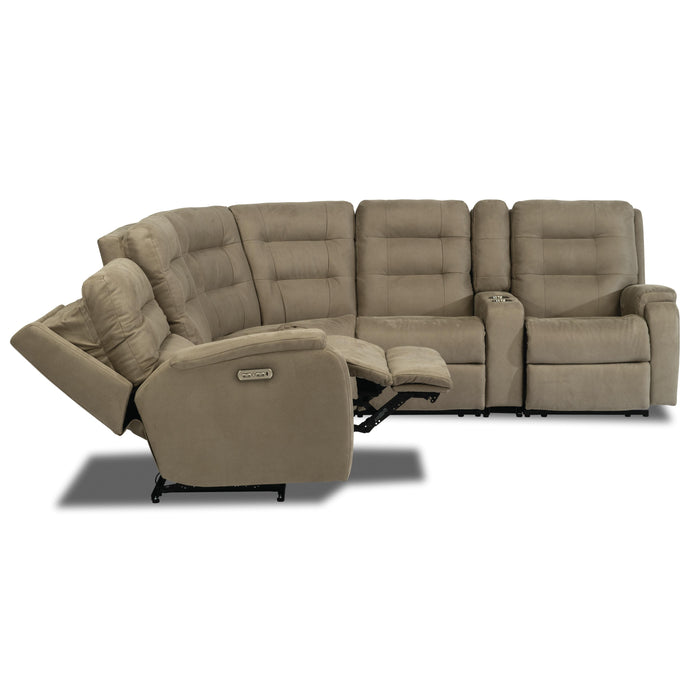 Flexsteel Arlo Power Reclining Fabric 6 pc Sectional 2810-57H-407-01/2810-58H-407-01/2810-59M-407-01/2810-19-407-01/2810-23-407-01/2810-72-407-01 IMAGE 1