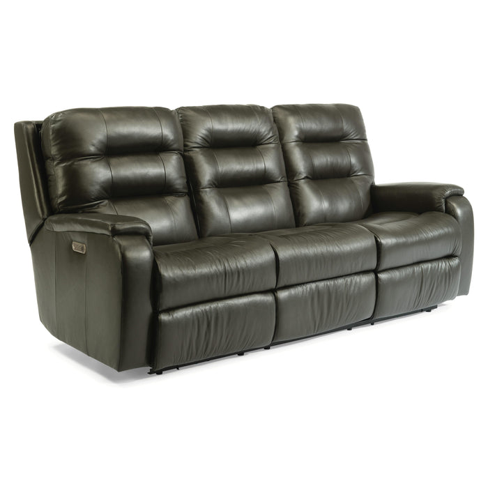 Flexsteel Arlo Power Reclining Leather Sofa 3810-62L-824-70 IMAGE 2