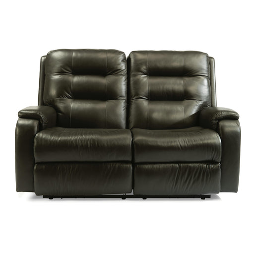 Flexsteel Arlo Power Reclining Leather Loveseat 3810-60M-824-70 IMAGE 1