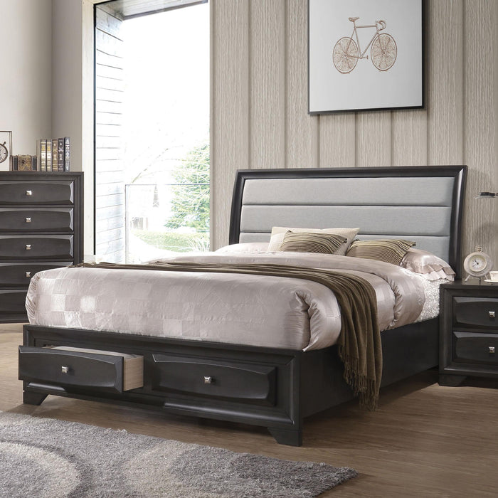 Acme Furniture Soteris King Panel Bed with Storage 26537EK IMAGE 5