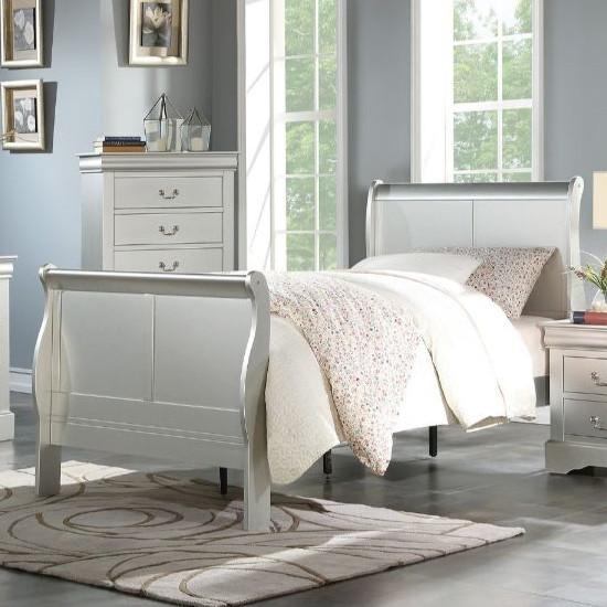 Acme Furniture Louis Philippe III Twin Sleigh Bed 26710T IMAGE 1