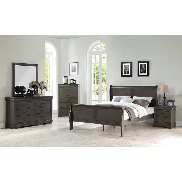 Acme Furniture Louis Philippe King Sleigh Bed 26787EK IMAGE 4