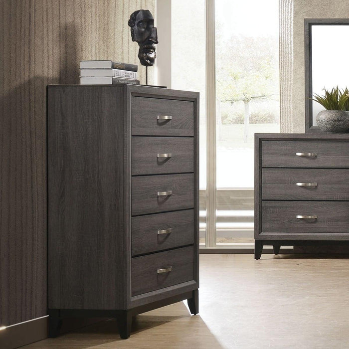 Acme Furniture Valdemar 5-Drawer Chest 27056 IMAGE 3