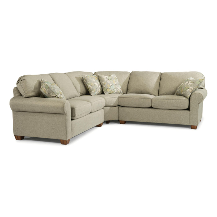 Flexsteel Thornton Fabric 3 pc Sectional 5535-27 292-01/5535-23 292-01/5535-28 292-01 IMAGE 1