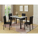 Crown Mark Aiden 5 pc Dinette 1217SET-WH IMAGE 1