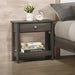 Crown Mark Skyler 1-Drawer Nightstand 5109GY-2 IMAGE 1