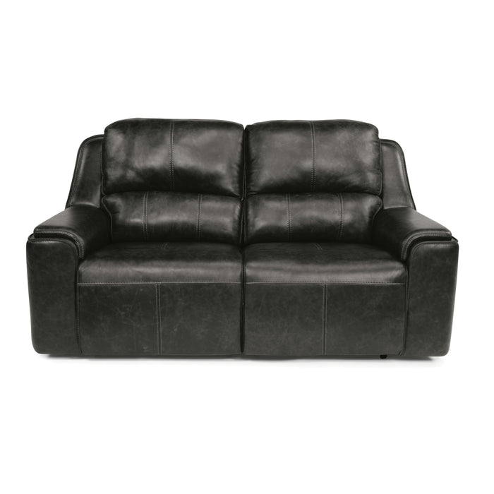 Flexsteel Milo Power Reclining Leather Loveseat 1101-60PH-025-02 IMAGE 1