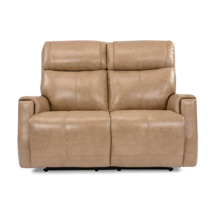 Flexsteel Holton Power Reclining Leather Match Loveseat 1836-60PH 355-80 IMAGE 1