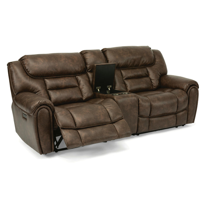 Flexsteel Buster Power Reclining Fabric Loveseat 1880-64PH-353-70 IMAGE 2