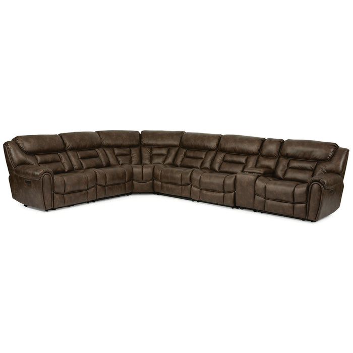 Flexsteel Buster Power Reclining Fabric 7 pc Sectional 1880-57PH 353-70/1880-19 353-70/1880-23 353-70/1880-19 353-70/1880-59PH 353-70/1880-72 353-70/1880-58PH 353-70 IMAGE 1