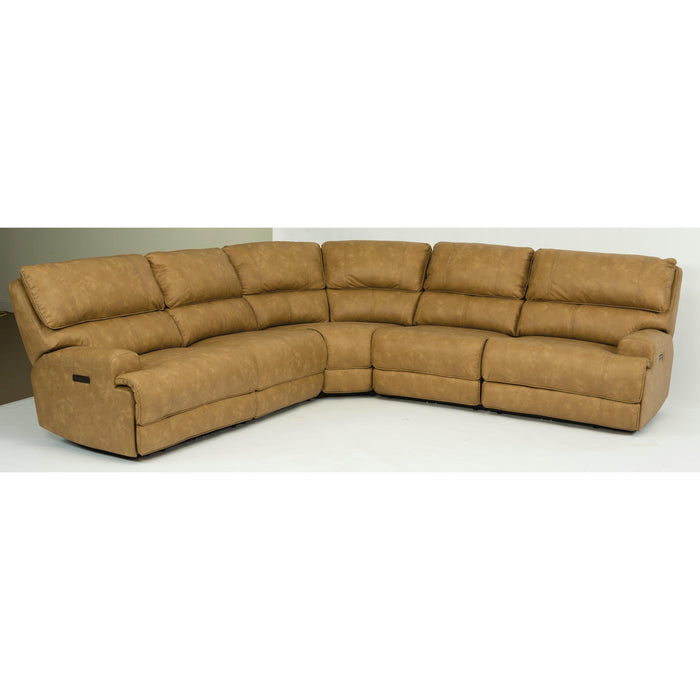 Flexsteel Floyd Power Reclining Fabric 5 pc Sectional 1879-57PH-343-80/1879-19-343-80/1879-23-343-80/1879-19-343-80/1879-58PH-343-80 IMAGE 1