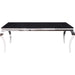 Acme Furniture Fabiola Dining Table with Glass Top 62070 IMAGE 1