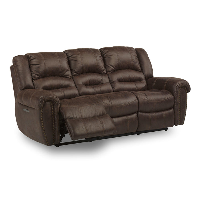 Flexsteel Town Power Reclining Fabric Sofa 1010-62PH-349-70 IMAGE 2