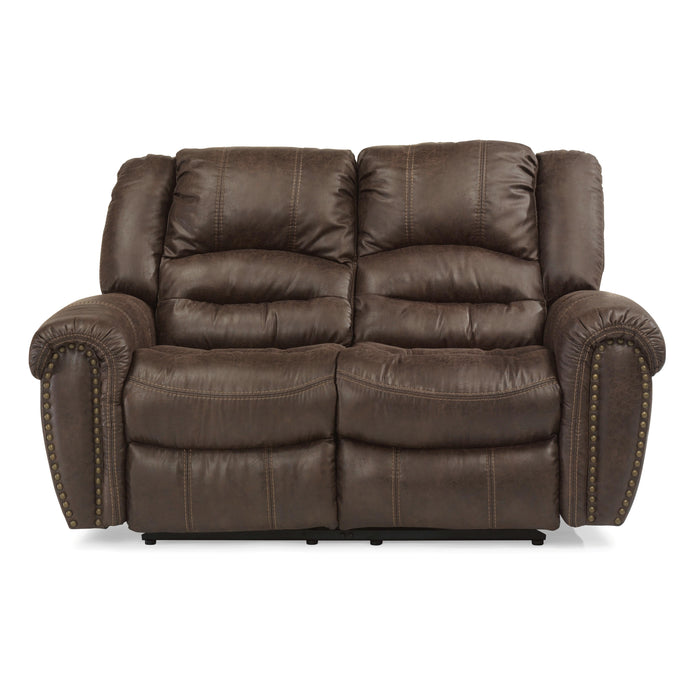 Flexsteel Town Power Reclining Fabric Loveseat 1010-60PH-349-70 IMAGE 1