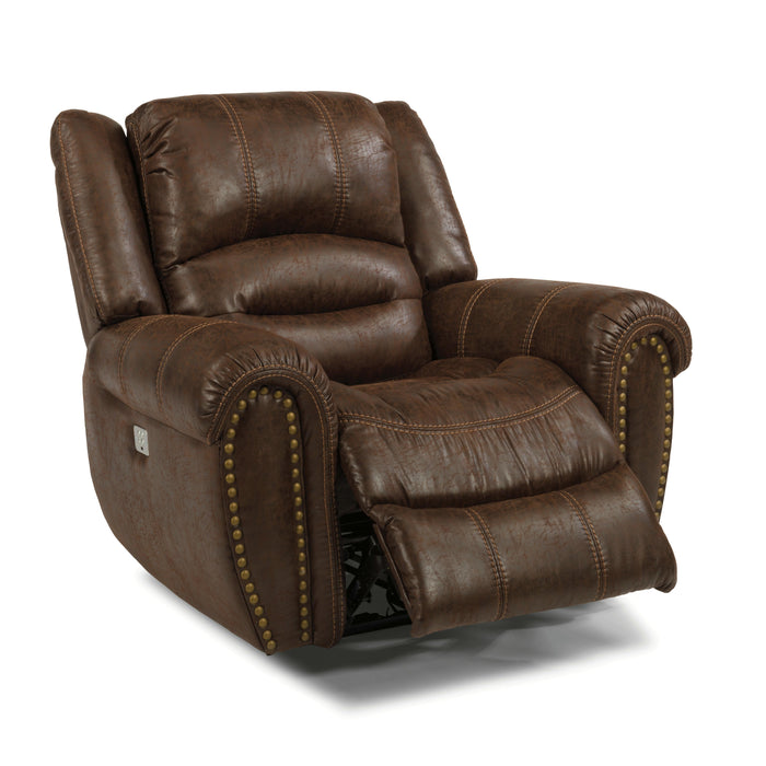 Flexsteel Town Power Fabric Recliner 1010-50PH-349-70 IMAGE 3