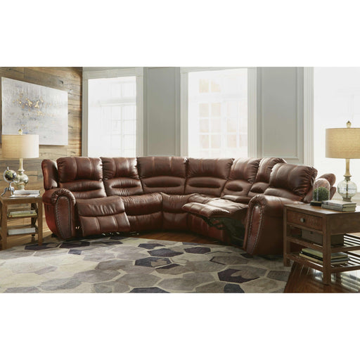 Flexsteel Town Power Reclining Leather Match 6 pc Sectional 1010-57PH-048-54/1010-19-048-54/1010-23-048-54/1010-59P-048-54/1010-72-048-54/1010-58PH-048-54 IMAGE 2