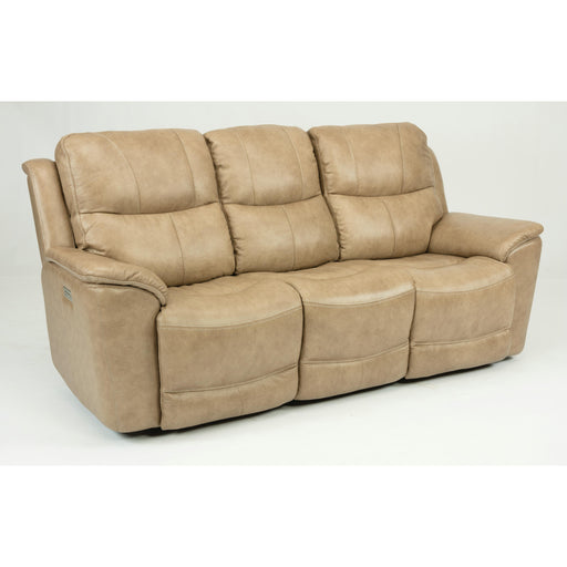 Flexsteel Cade Power Reclining Leather Match Sofa 1183-62PH 637-80 IMAGE 2