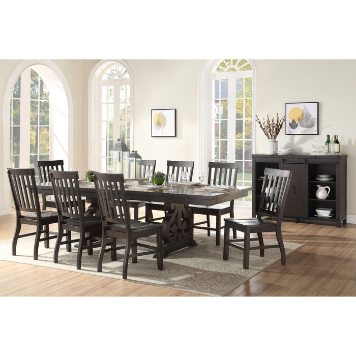 Acme Furniture Maisha Dining Table with Trestle Base 61030 IMAGE 4